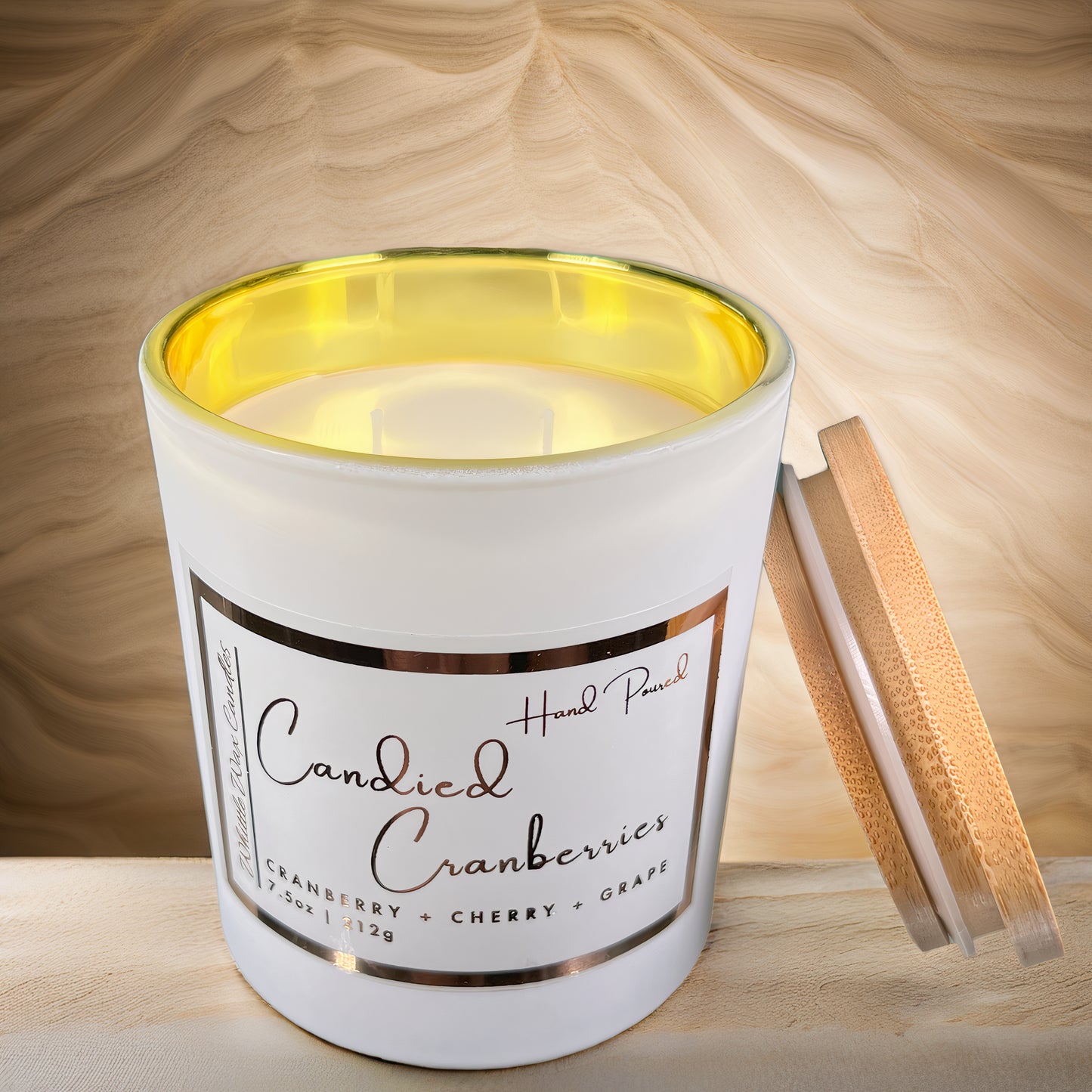 Candied Cranberries 2-Wick 7.5oz Candle