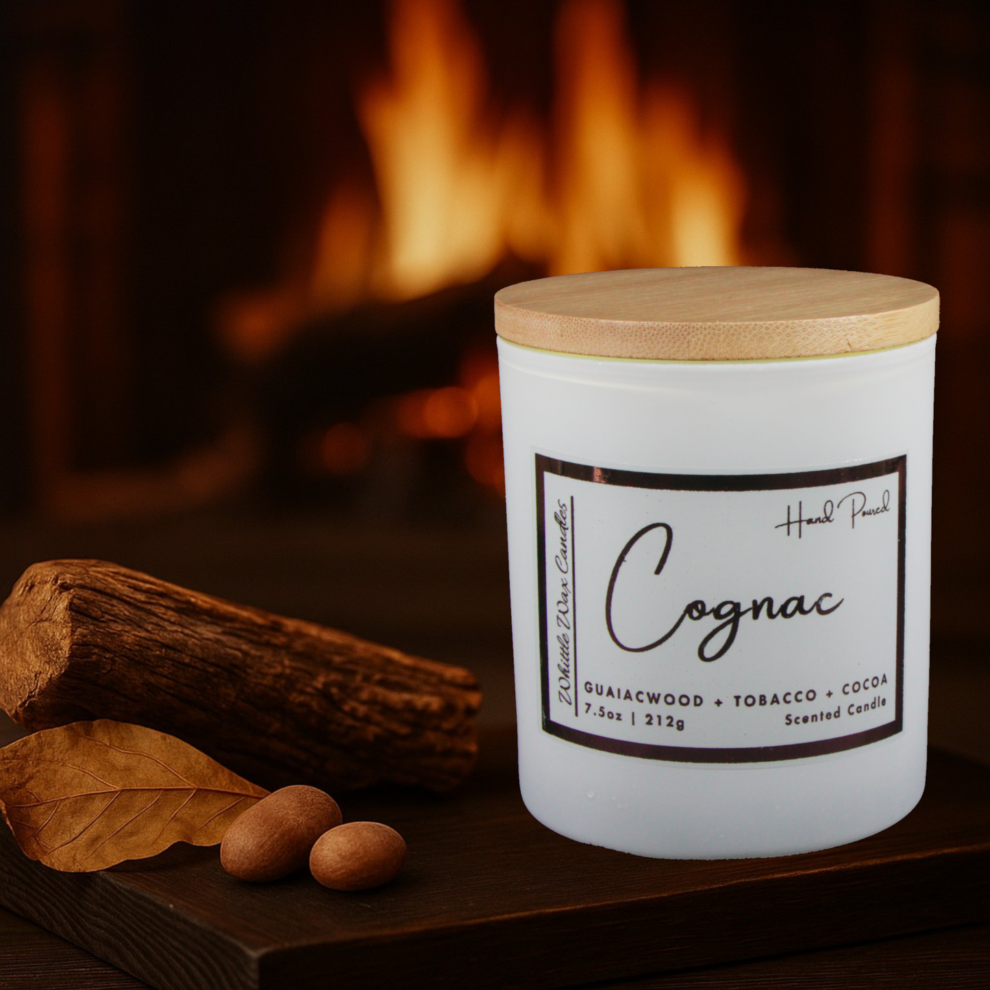 Cognac 2-Wick 7.5oz Candle