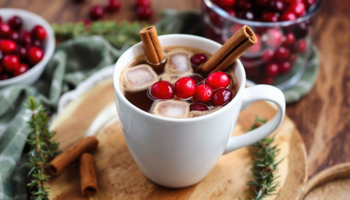 Cinnamon Cranberry Hot Toddy Candle